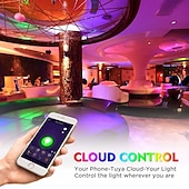 cheap Smart Lights-LED Smart Light Tuya WIFI intelligent GU10 dimmable light cup 5W supports Alexa and Google voice control