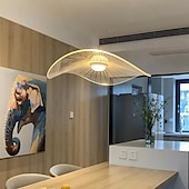 cheap Pendant Lights-LED Pendant Light Lotus Leaf Hat3000-6000K Adjustable Modren Suspension Classic Chandeliers Restaurant Bedroom Fashion Pendant Light For Living Room 110-240V Bulb Included