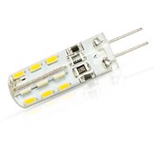 economico Luci LED bi-pin-20 pz 10 pz g4 ha condotto la lampadina 2 w 24 led dc12v 3014smd risparmio mini lampada in silicone 360 angolo del fascio sostituire la luce alogena faretto lampadario