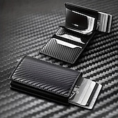 cheap Storage &amp; Organization-8-cards Men&#039;s Wallet Card Holder, Minimalist, RFID Anti-theft Scan Pop-up Aluminum Alloy Card Box