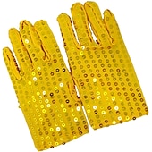 levne Příslušenství a další-Večerní rukavice Rukavice Retro 80. léta Polyester Pro Disko Kostýmová hra Karneval Pánské Dámské Kostýmní šperky Módní šperky