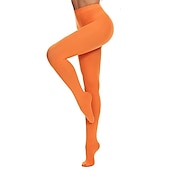 cheap Accessories and More-Retro Vintage 1980s Tights Solid Color Women&#039;s Performance Club Pride Parade Adults&#039; Pants All Seasons