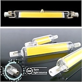 abordables Ampoules globe led-Ampoules LED R7s 78 mm 5/10 W 50 W/70 W équivalent halogène double extrémité J Base 360 angle de faisceau 220 V dimmable 3000 K blanc chaud/6000 W blanc pour éclairage paysager (2 pièces)