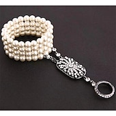 preiswerte Zubehör und mehr-Ring-Armbänder Maskerade Retro Vintage 1920s Aleación Für Der große Gatsby Cosplay Karneval Damen Modeschmuck Modeschmuck