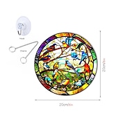 levne zahradní sochy a sochy-ptáci akrylové závěsy na okna, ptáci mořené závěsy okenních panelů suncatcher závěsný panel na okna vnitřní venkovní ozdoby na zahradu
