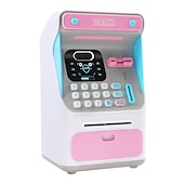baratos eletrodomésticos-mini banco de dinheiro atm com bloqueio eletrônico, reconhecimento facial, rolagem automática, papel-moeda &amp; moeda para crianças adolescentes meninos meninas sal