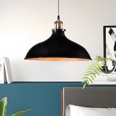 levne Ostrovní světla-LED závěsné světlo závěsné stropní průmyslové kartáčované vintage stínidlo barové osvětlení, osvětlení restaurace starožitný kartáčovaný rustikální kov