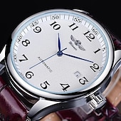 economico Orologi meccanici-Orologio Meccanico Automatico da Uomo - Orologio Moda Casual d&#039;Affari con Calendario Luminosa