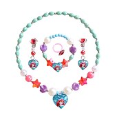 preiswerte Tragbare Accessoires-Festival Performance Requisiten Prinzessin Kleid Zubehör Set Meerjungfrau farbiger Schmuck Mädchen Kleid Zubehör Kinder