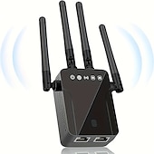 Недорогие Беспроводные маршрутизаторы-2023 новейший удлинитель Wi-Fi 2,4G, усилитель сигнала Wi-Fi площадью до 9800 кв. футов и 50 устройств, расширители диапазона Wi-Fi, усилитель сигнала для дома, усилитель сигнала беспроводного Интернета с портом Ethernet, повторитель Wi-Fi