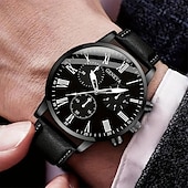 economico Orologi al quarzo-1pc Orologio Quartz da Uomo in Lega Rotondo  1pc Bracciale Accessori da Uomo