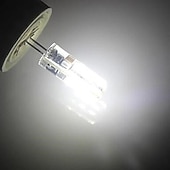 economico Luci LED bi-pin-20 pz 10 pz g4 ha condotto la lampadina 2 w 24 led dc12v 3014smd risparmio mini lampada in silicone 360 angolo del fascio sostituire la luce alogena faretto lampadario