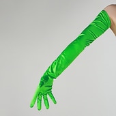 baratos Acessórios e mais-Luvas de ópera Luvas compridas Luvas noturnas Luvas Longas Retro Vintage Loucos anos 20 Anos 20 Poliéster Para Menina melindrosa Cosplay Carnaval Mulheres Jóias de fantasia Jóias da moda