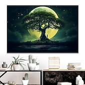 Landscape Wall Art Canvas Tree of Life Prints and Posters Pictures Decorative Fabric Painting For Living Room Pictures No Frame4
