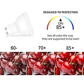 preiswerte LED-Spotleuchten-10 Stück LED-Spot-Licht, GU10-LED-Lampe, 6 W, dimmbare LED-Lampe, 220 V, Scheinwerfer, Lampada, Mais-Glühbirne, GU 10-Ampullenlampe
