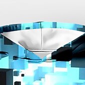 billiga Pojkens 3D Vision &amp; Geometri-Pojkar 3D Geometrisk Huvtröja Pullover Långärmad 3D-tryck Vår Höst Mode Streetwear Häftig Barn 3-12 år Huva Utomhus Ledigt Dagligen Normal