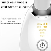 cheap Body Massager-EMS Thermal Neck Lifting And Tighten Massager Electric Microcurrent Smooth Wrinkle Tool LED Photon Face Beauty Device Perfect Birthday Gift For Mother Girls Women