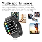 economico Smartwatch-Orologio Smart EP03 per Uomini 24h PTT ECG Frequenza Cardiaca Pressione Sanguigna Temperatura Bracciale Monitoraggio Non Invasivo della Glicemia Smartwatch