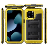 cheap iPhone Cases-Phone Case For iPhone 15 14 Pro Max Plus iPhone 13 12 11 Pro Max X XR XS Max Waterproof Case Detachable with Lanyard Shockproof PET Aluminum Alloy Silicone