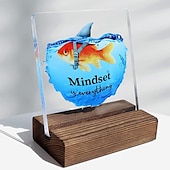 levne Sochy-inspirativní přátelství akrylový ornament srdce - perfektní dárek k narozeninám, svátkům a domácí výzdobě