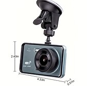 cheap Car DVR-4 Inch Dash Cam 1080P Car DVR Camera Touch Screen Dual-Lens Video Recorder Cycle Recording Video WIFI Driving Recorder