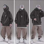 economico Cime-Punk &amp; Gotico Stile da Strada High Street Felpa con cappuccio Unisex Adulti Felpa con cappuccio
