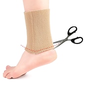 baratos Saúde dos pés-Patinação artística protetor de mão silicone protetor de tornozelo sebs palma protetor de tornozelo masculino e feminino compressão elástica esportes pé guarda traseira