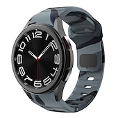 olcso Samsung óraszíjak-Óraszíj mert Samsung Galaxy Watch 7/6/5/4 40/44mm, Galaxy Watch 5 Pro 45mm, Galaxy Watch 4/6 Classic 42/46/43/47mm, Watch 3, Active 2, Gear S2 Szilikon Csere Szíj Vízálló Állítható Légáteresztő