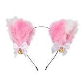 preiswerte Haarstyling-Zubehör-Katzenohren (gedämpftes Brot in Form von Katzenohren), Glöckchen-Haarband, Haar-Accessoires, japanisches Katzen-Kopfband, Halloween-Party, sexy Haarband