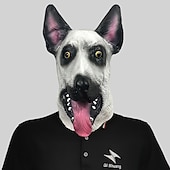 Carnival Funny Animal Series Five Head Masks Makeup Ball Cute Latex Headwear Halloween Party Performance Props 42