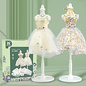 ieftine recuzită pentru cabină foto-designer de îmbrăcăminte diy pentru copii asociere creativă cu materiale lucrate manual autocolante pentru genți jucării puzzle cu diamante pentru fete