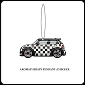 halpa Riipukset ja koristeet-2kpl mini cooper yleisauto aromaterapia riipus tuoksuva tabletti tarrat erikoisilmanraikastin auton sisustustarvikkeet