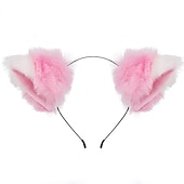 preiswerte Haarstyling-Zubehör-Katzenohren (gedämpftes Brot in Form von Katzenohren), Glöckchen-Haarband, Haar-Accessoires, japanisches Katzen-Kopfband, Halloween-Party, sexy Haarband
