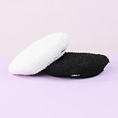 abordables Chapeaux de fête-Chapeaux béret en fibre de coton, chapeau souple pour mariage, décontracté, élégant, avec couleur pure, couvre-chef