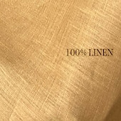 levne luxusní lněné košile-100% len Kapsy Pánské Košile plátěná košile Černá Bílá Námořnická modř Dlouhý rukáv Bez vzoru Stojáček Jaro &amp; podzim Venkovní Denní Oblečení
