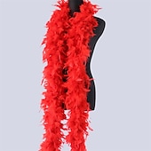 זול אביזרי פוטבוט&#039;-boland deluxe feather boa 70 אינץ&#039; אביזרי לבוש לצעיף נוצות הודו