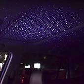 cheap Star Galaxy Projector Lights-Car Roof Star Night Light Portable Adjustable USB Flexible Interior LED Show Romantic Atmosphere Star Night Projector for CarsBedroomsPartiesetc (Red/Purple)