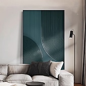 Χαμηλού Κόστους Πίνακες αφηρημένης τέχνης-χειροποίητη ελαιογραφία καμβάς διακόσμηση τοίχου σκανδιναβικός μινιμαλισμός σύγχρονη πράσινη αφηρημένη υφή για διακόσμηση σπιτιού τυλιγμένη ζωγραφική χωρίς πλαίσιο