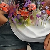 cheap Girl&#039;s 3D Animals-Girls&#039; 3D Horse Tee Shirts Short Sleeve 3D Print Summer Active Fashion Cute Kids 3-12 Years Crew Neck Outdoor Casual Daily Regular Fit