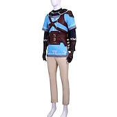 abordables Costumes de manga-La légende de Zelda : les larmes du royaume Lien Manga Costume de cosplay Tenues Costumes de Cosplay Mascarade Plus d&#039;accessoires Costume Pour Homme Femmes Adulte