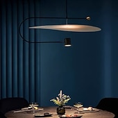 preiswerte Insellichter-20 cm Liniendesign Pendelleuchte Acryl Eisen Moderner Stil Vintage Modern 110-120V 220-240V