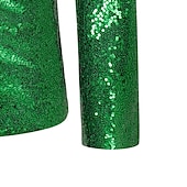 cheap Outfits-Retro Vintage Rococo Baroque Suits &amp; Blazers Gentleman Sequins Men&#039;s Masquerade Party / Evening Pride Parade Pride Month Adults&#039; Coat