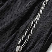 cheap Mens Active Shorts-Men&#039;s Basketball Shorts Gym Shorts Sport Basketball Running Casual Drawstring Elastic Waist Color Block Knee Length Gymnatics Activewear Black White Micro-elastic
