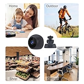 economico Videocamere di sorveglianza domestica per interni-2023 nuova mini telecamera wk12 wifi visione notturna piccole telecamere segrete videocamera di sicurezza wireless HD attivata dal movimento