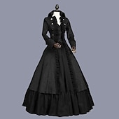 economico Vestiti-Retrò Vintage Vittoriano Edwardian Vestito Gonna Giacca Principessa Sposa Per donna Mascherata Teatro Eventi di Dickens Carnevale di Venezia Adulti Vestito