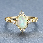 abordables Bagues-Bague / Anneaux Mariage Le style rétro Dorée Alliage Joie Elégant Rétro Vintage Mode