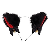 preiswerte Haarstyling-Zubehör-Katzenohren (gedämpftes Brot in Form von Katzenohren), Glöckchen-Haarband, Haar-Accessoires, japanisches Katzen-Kopfband, Halloween-Party, sexy Haarband