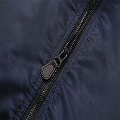 abordables veste de sport-Homme Manteau d&#039;hiver Bomber Veste Blouson Veste décontractée Extérieur Usage quotidien Chaud Poche Automne Hiver Plein Mode Vêtement de rue Revers Normal Noir Bleu Roi Vert Véronèse Veste