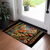 billige Dørmatter-rev sopp dørmatte gulvmatter vaskbare tepper kjøkkenmatte quilting kunst sklisikre oljetett teppe innendørs utendørs matte soverom dekor baderomsmatte inngangsteppe