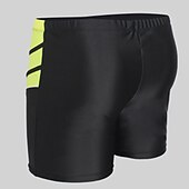 voordelige Heren Zwemshorts-Voor heren Zwemkleding Zwemshorts Boxer Zwemshorts Sport Uitgaan Weekend Ademend Sneldrogend Hardlopen Vrijetijdsschoenen Lapwerk Kleurenblok Knielengte Gymnastiek Sportkleding Geel Rood